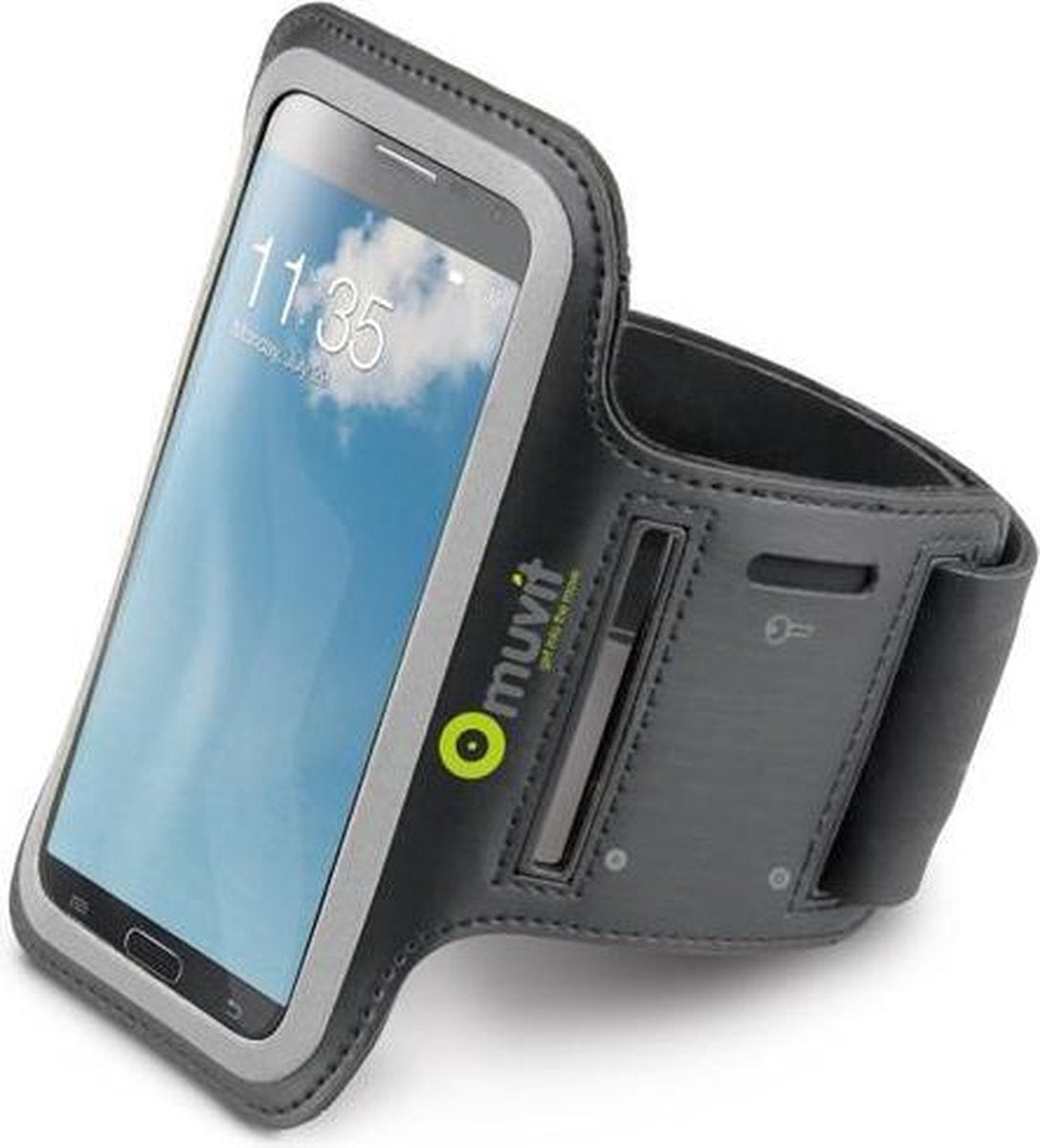 muvit Universal Sportsarmband XXXL Black