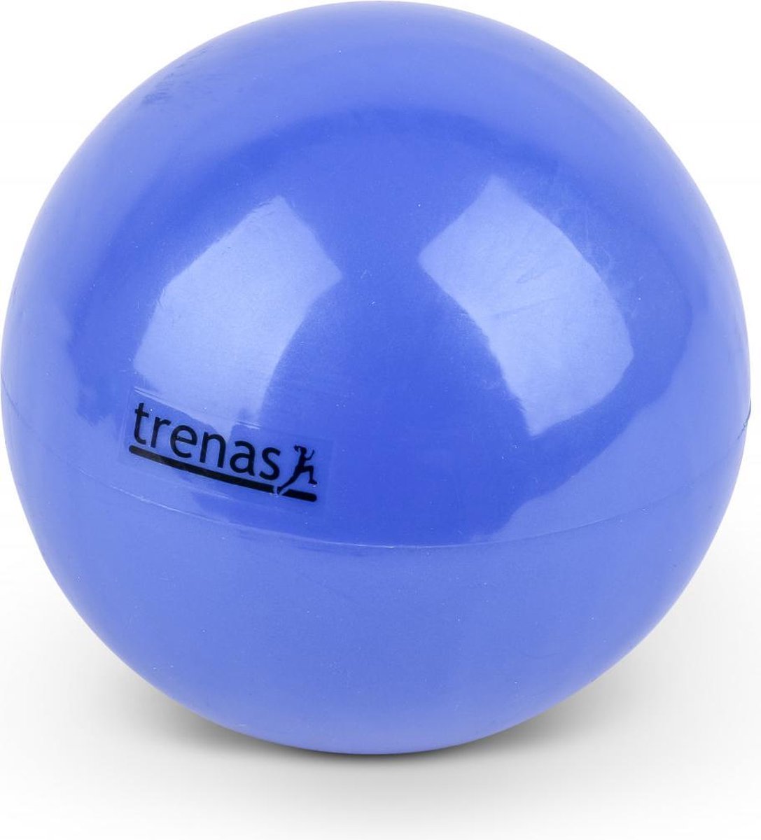 TRENAS|Fitness|  Gewichtsbal | Blauw | 2 kg | Yoga Bal | Ø 13 cm | Yoga Toningbal