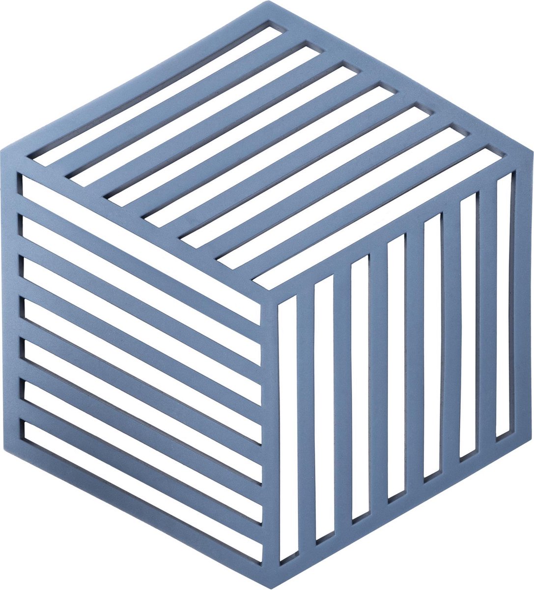 Krumble Pannenonderzetter Hexagon / Pan onderzetter / Pannen onderzetter / Siliconen / Hittebestendig - Blauw
