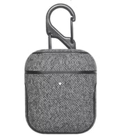 Siliconen Hardcase Hoes - Lichtgrijs/Zwart - voor Apple Airpods 1 en 2