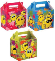 6 stuks menubox Smiley 14 x 9.5 x 18 Cm