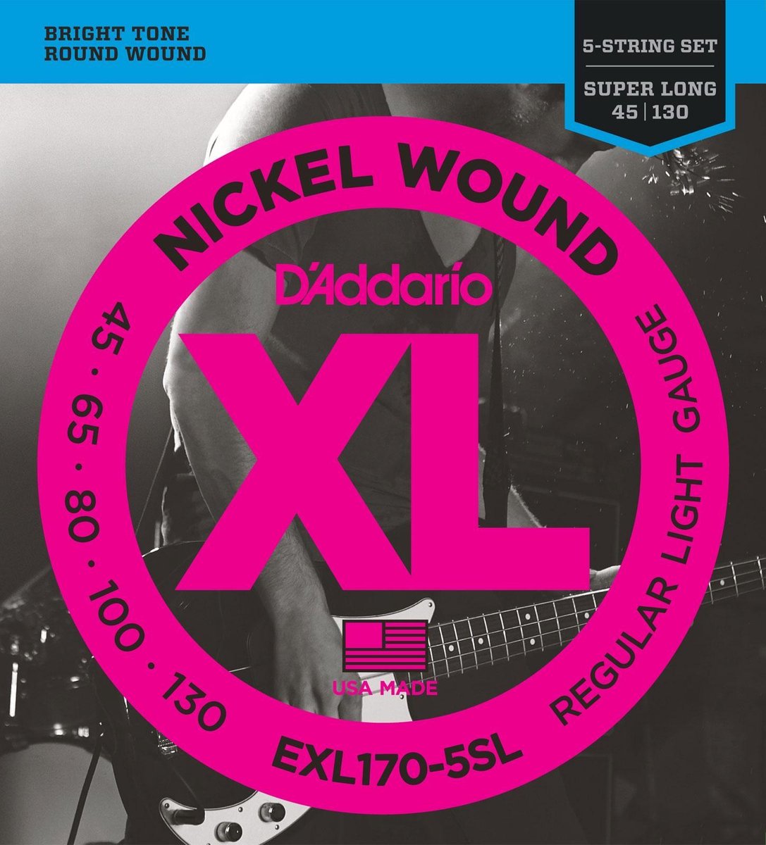 5er bas XL nikkel 45-130 45-65-80-100-130