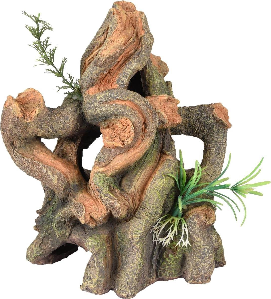 Aquarium decoratie Dio Wortels met Plant  - 20 x 16 x 21 cm