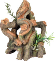 Aquarium decoratie Dio Wortels met Plant  - 20 x 16 x 21 cm
