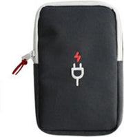 Kabel organiser tas - opbergtas - tas voor kabels - powerbank case - snoeren wegwerken - waterafstotend - Zwart