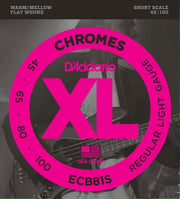 ECB81S 45-100 Chromes Flatwound Stainless Steel