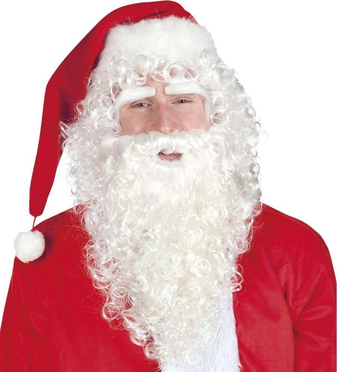 Set Kerstman (pruik