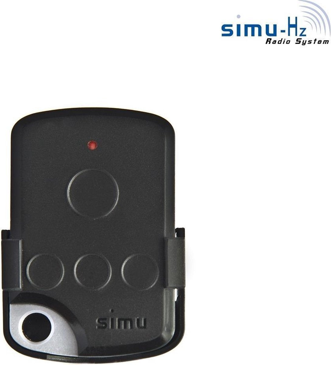 Simu TSA+ 4-kanaals mini handzender met houder