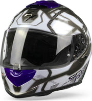 Scorpion EXO-1400 Air Spatium White Blue Full Face Helmet 2XL