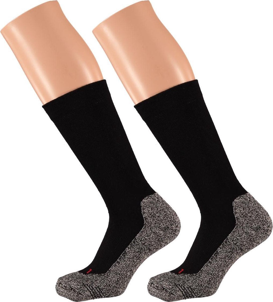 Xtreme Wandelsokken Hiking Katoen Zwart/grijs Maat 42/45