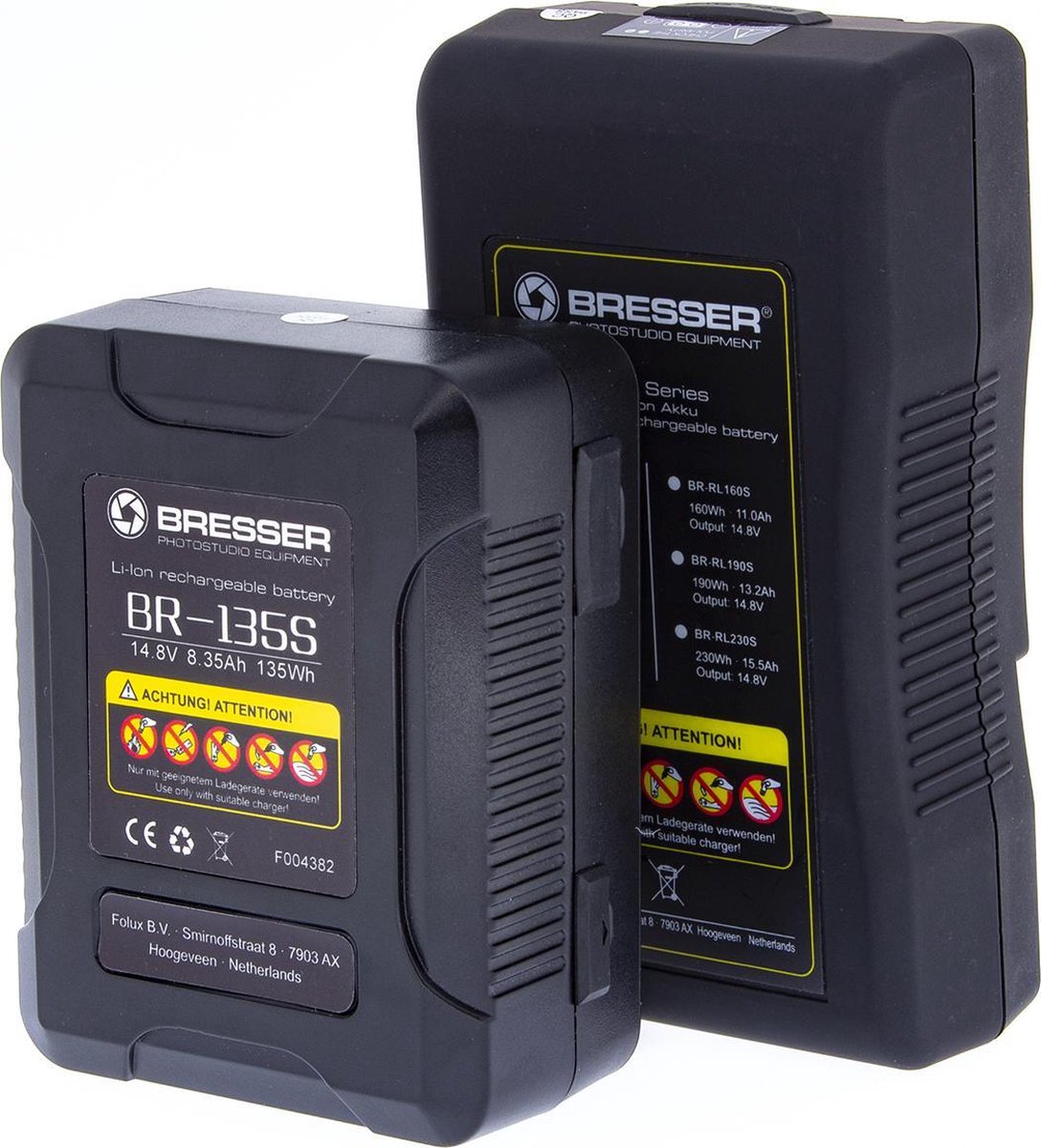 Bresser Compacte V-Lock Batterij BC-135-WH