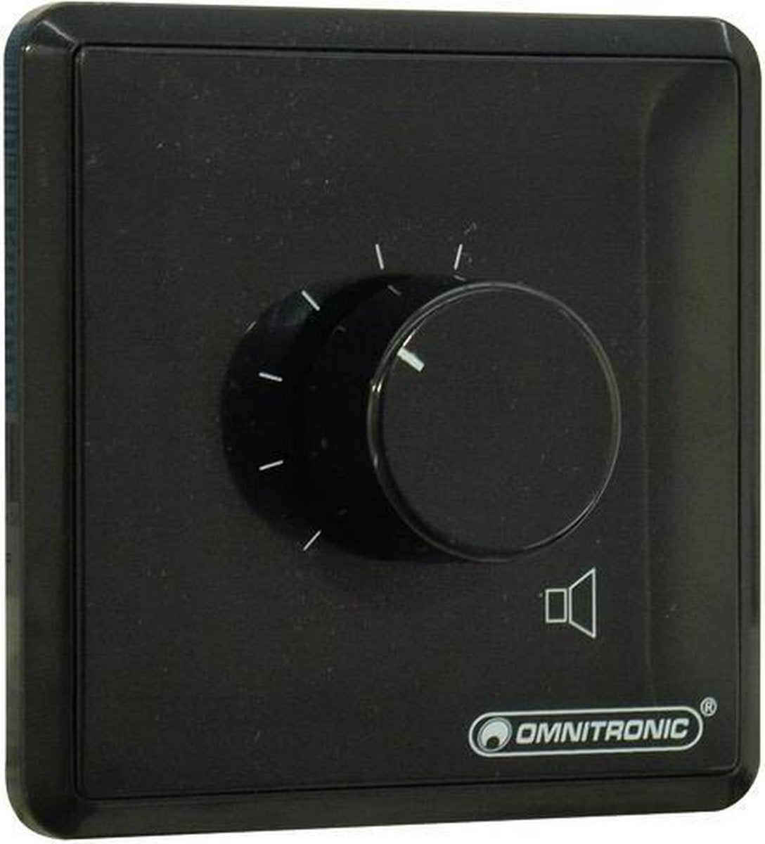 OMNITRONIC PA Volume Controller 20W stereo bk