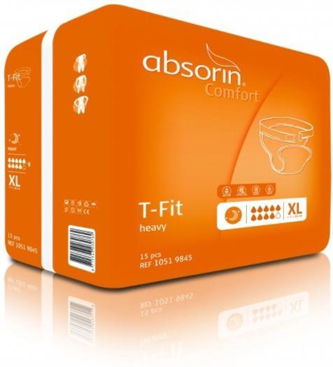 Absorin Comfort t-fit heavy maat xl