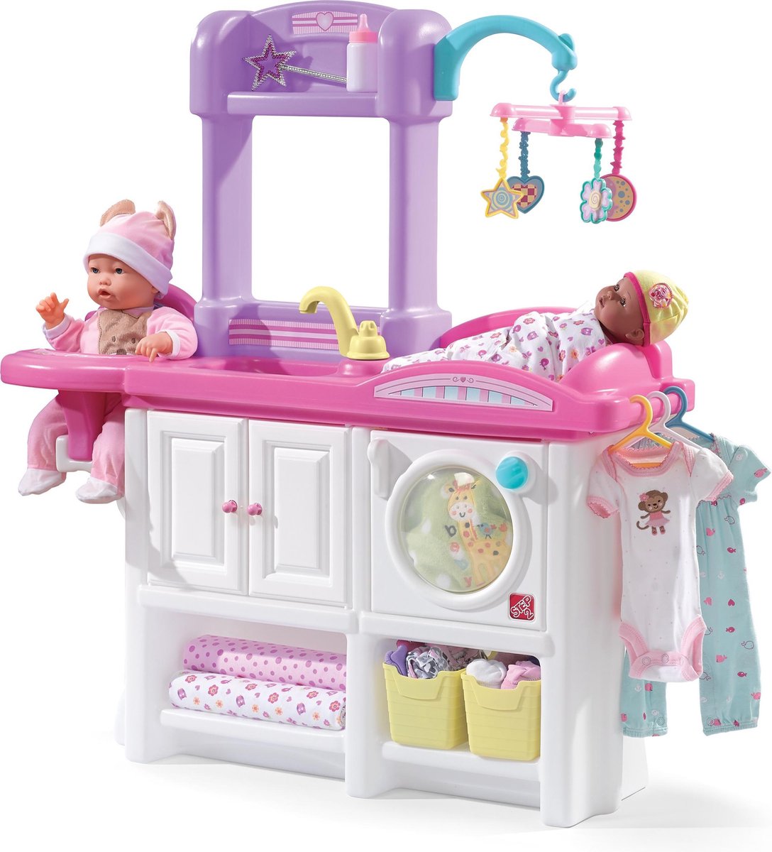 Step2 Poppenkinderkamer -  Love & Care Deluxe Nursery incl. accessoires - 80x25.4x94.6 cm