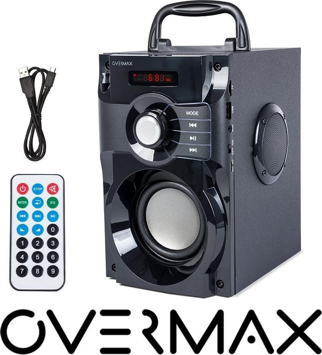 Overmax Soundbeat 2.0 -portable design Bluetooth speaker met FM