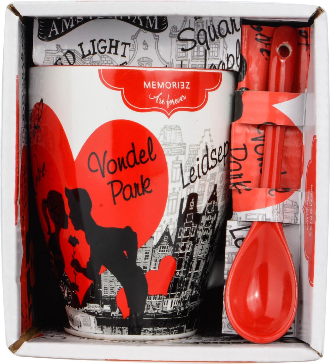 Memoriez Mok Amsterdan Rood en Wit