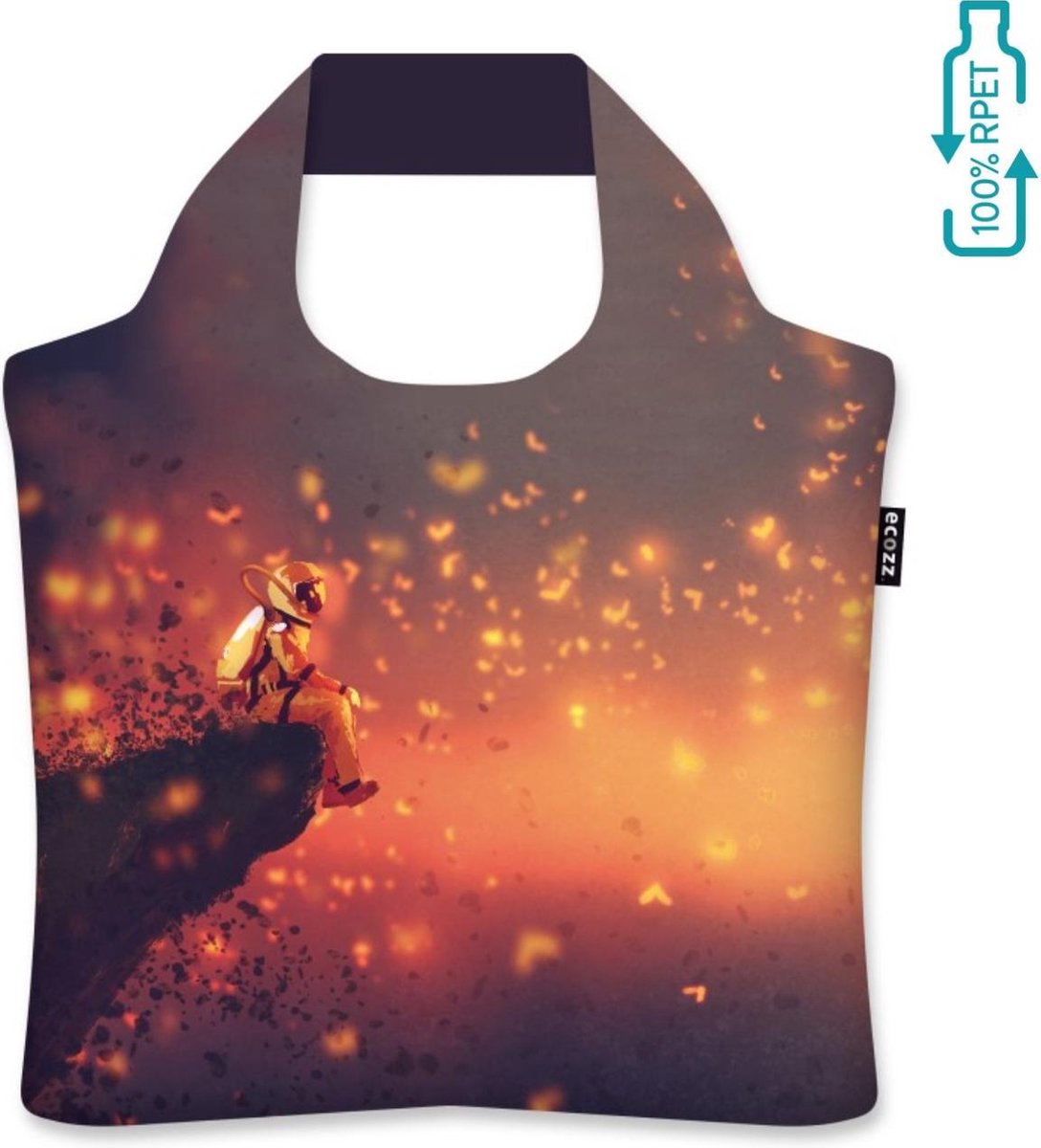 Ecozz-Shopper-Astronaut-Tithi Luadthong-rPet tas opvouwbaar met rits