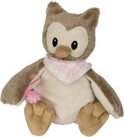 Pericles Knuffel Uil 20 Cm Bruin/roze
