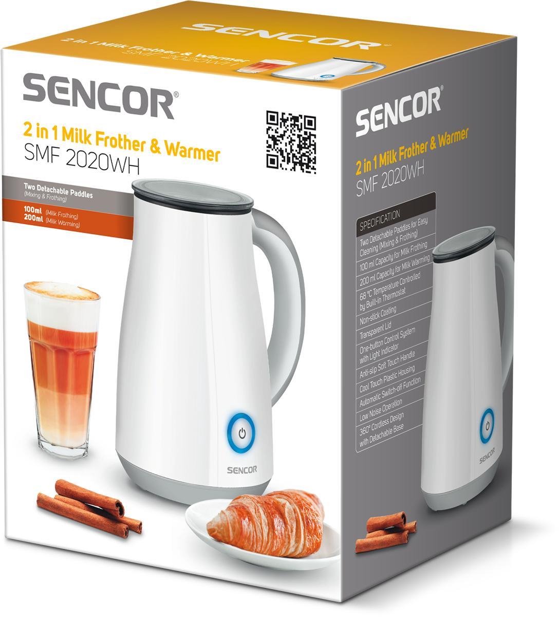 Sencor SMF 2020WH - Melkopschuimer - Wit