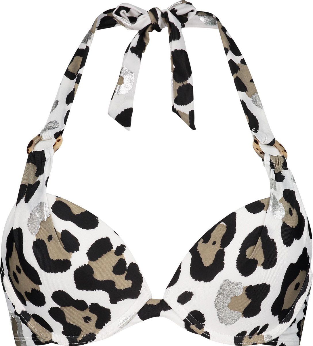 Hunkemöller Dames Push-up bikinitop Animal Cup A - E - maat B85