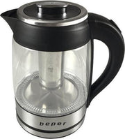 Beper Italia design - Glazen waterkoker en theepot -1