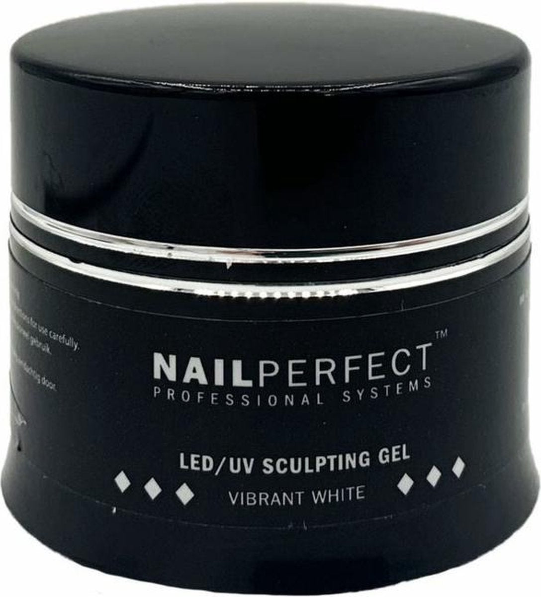 NailPerfect LED/UV Sculpting Gel Vibrant White 14gr