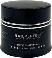 NailPerfect LED/UV Sculpting Gel Vibrant White 14gr