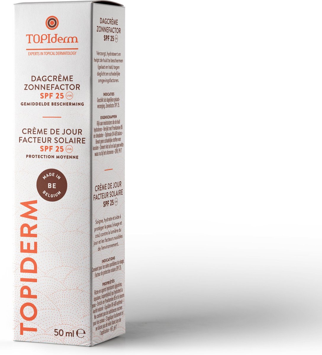 Topiderm dagcrème zonnefactor SPF25