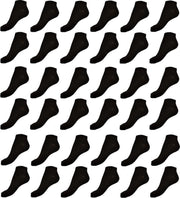 sneakersokken zwart 18 paar maat 40-44