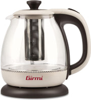 GIRMI GLAZEN WATERKOKER MET THEEFILTER 1L