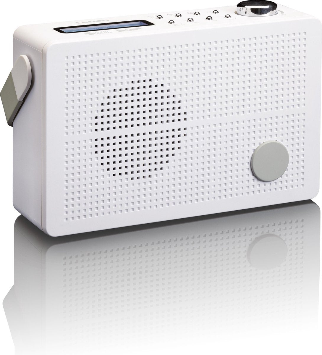 Lenco PDR-030WH - DAB+ Radio met alarmfunctie en LCD scherm - Wit