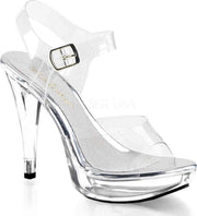 Fabulicious Sandaal met enkelband -42 Shoes- COCKTAIL-508 US 12 Transparant