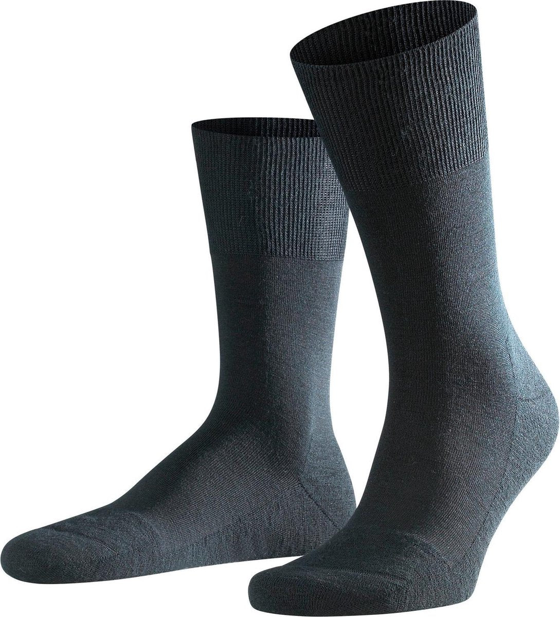 FALKE Airport Plus Herensokken - Zwart - Maat 41-42