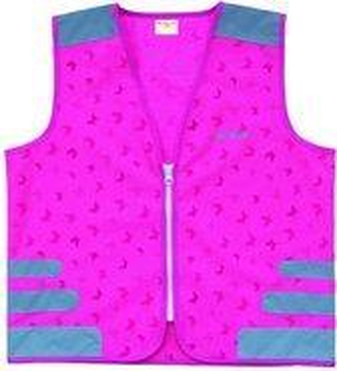 WOWOW Design Fluo hesje kind - Nuty jacket pink S