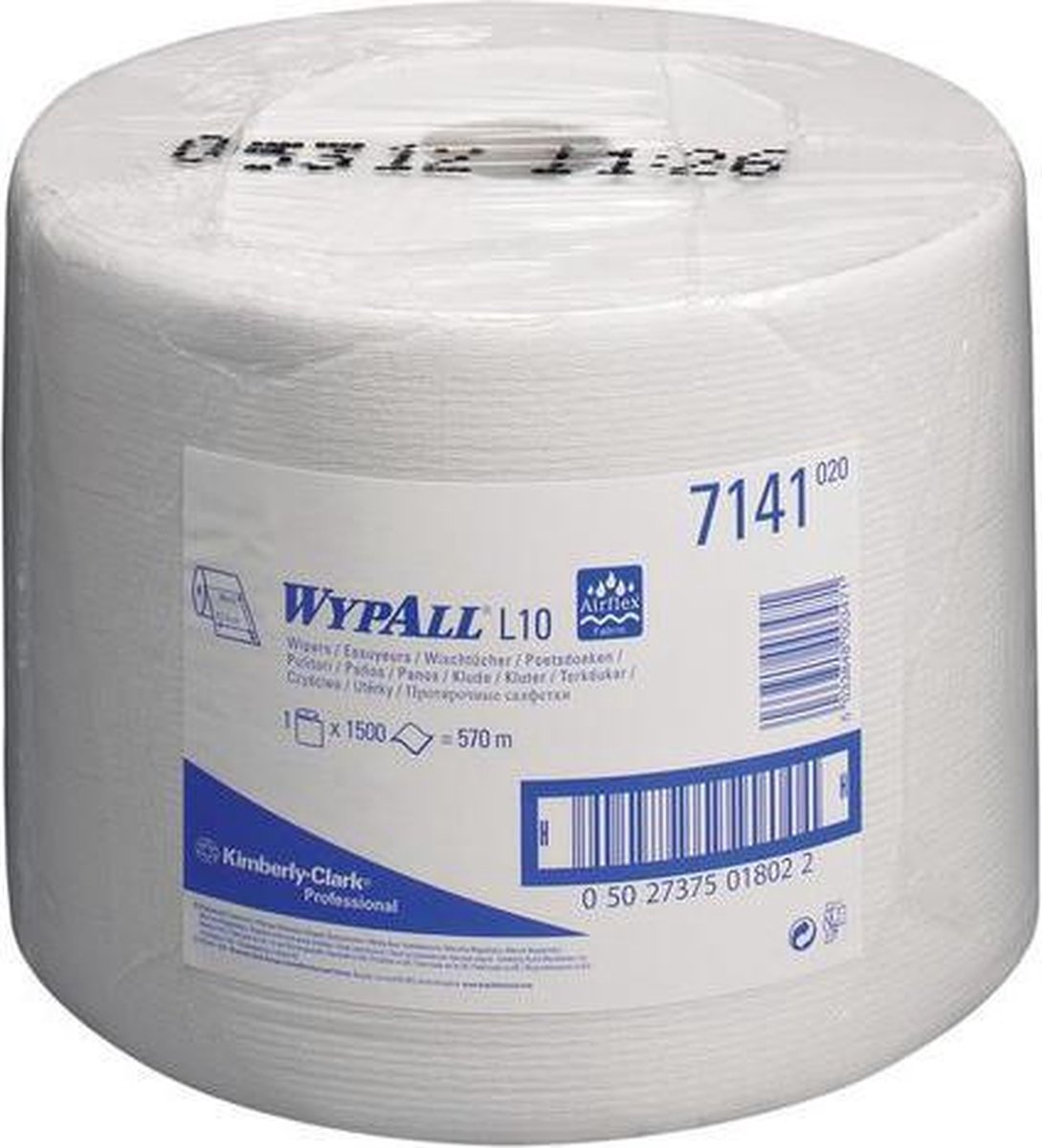 Wypall* Poetsdoeken grote rollen L10 (rol 1500 vel)