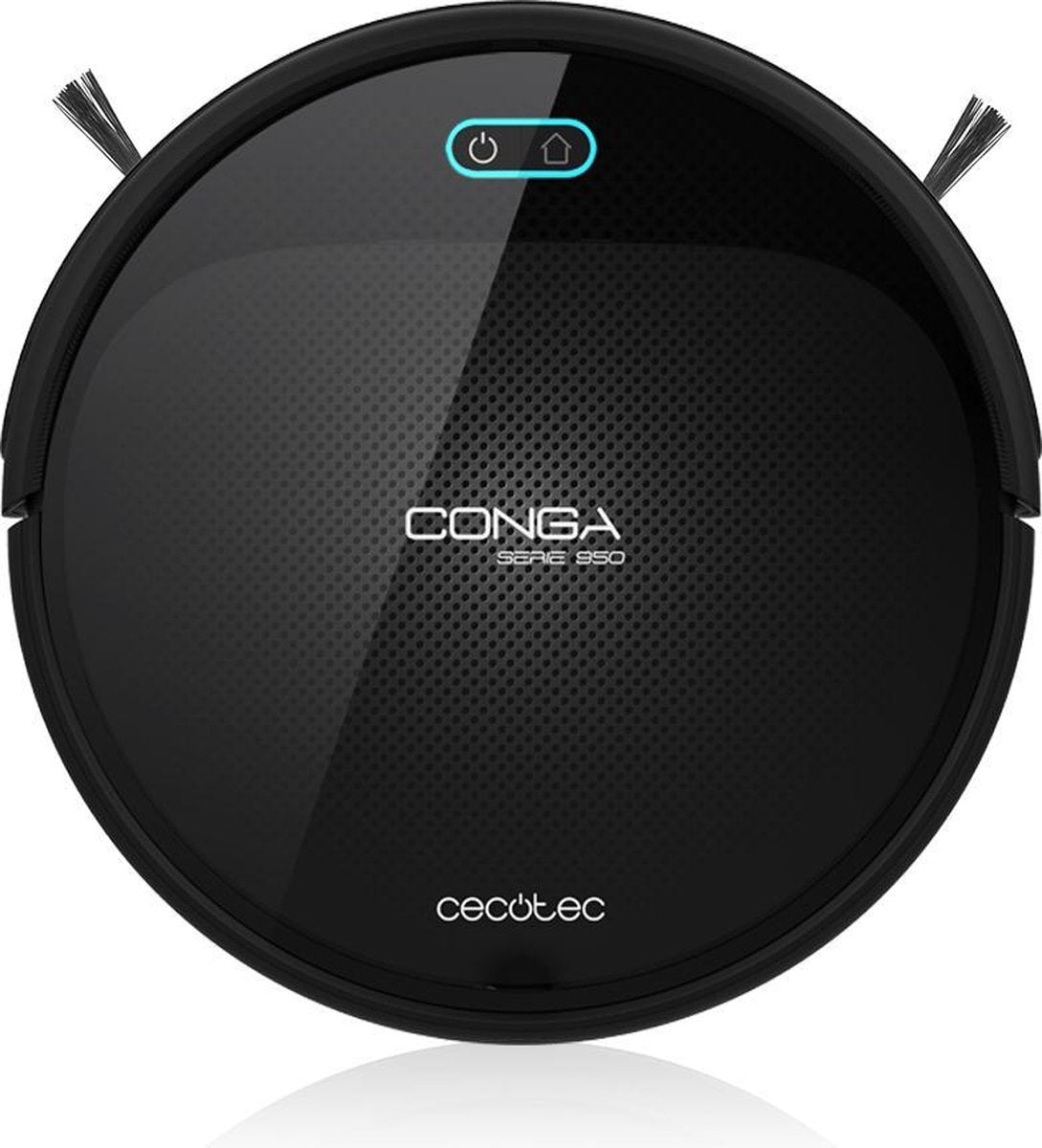 Cecotec 950 Intelligente Robotstofzuiger met dweilfunctie - Afstandsbediening 4 in 1 - Zwart