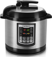 Aigostar Mila 30ICN - Multicooker - Rijstkoker met Timer - 6L - Zwart/RVS