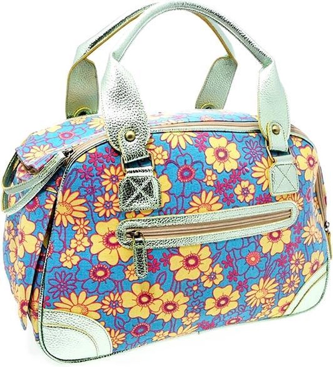 Hondendraagtas Blue Floral
