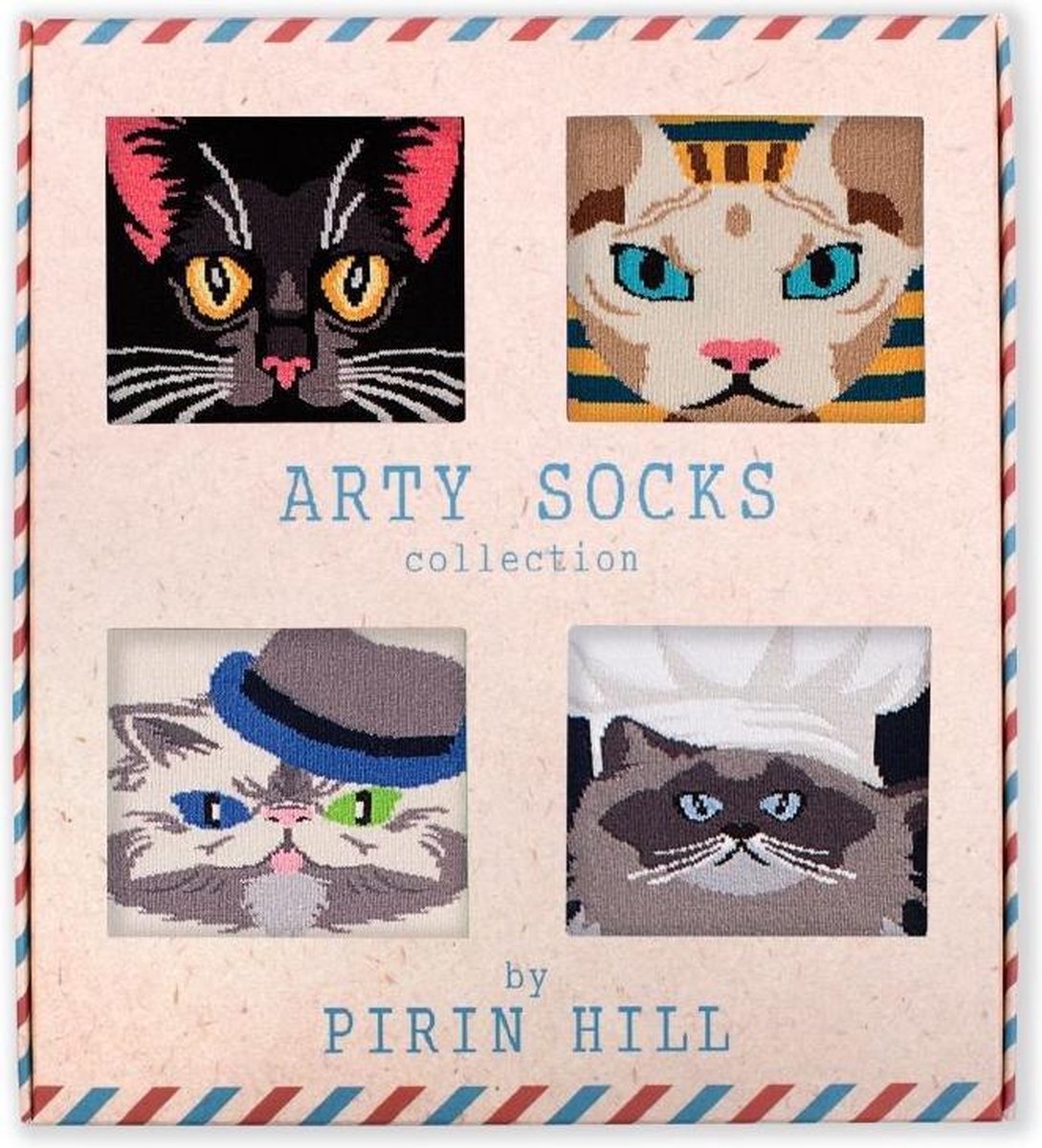Cadeautje idee ARTY SOCKS CATS