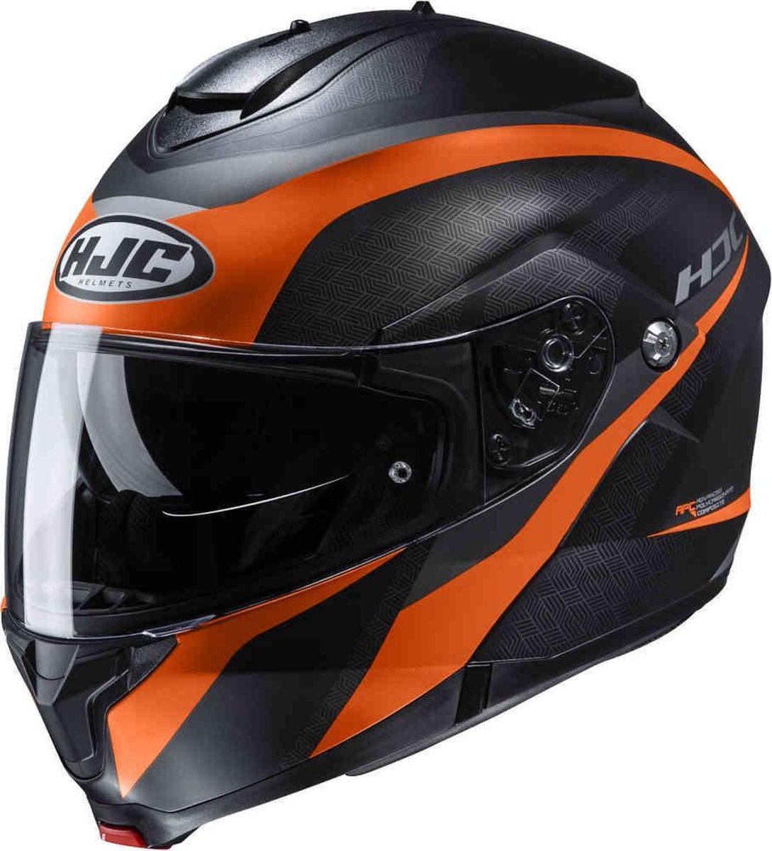HJC C91 Taly - Mat Zwart / Oranje