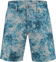 GENTS | jersey print bloem grijs-blauw 0080 Maat 48