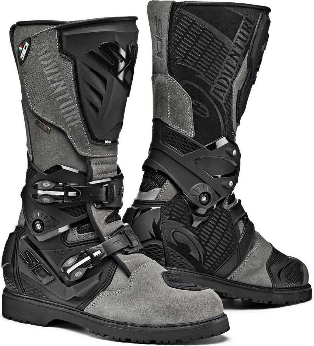 Sidi Adventure 2 Gore-Tex Grey Black Motorcycle Boots 42
