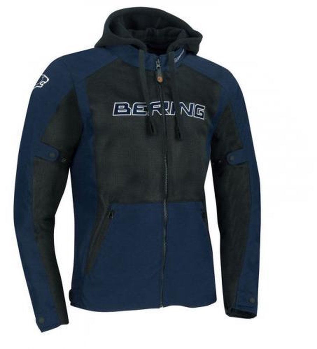 Bering Spirit Black Blue Textile Motorcycle Jacket L