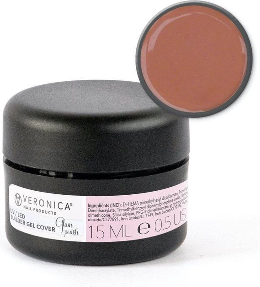 Veronica NAIL-PRODUCTS UV / LED BUILDER gel Cover Glam Peach