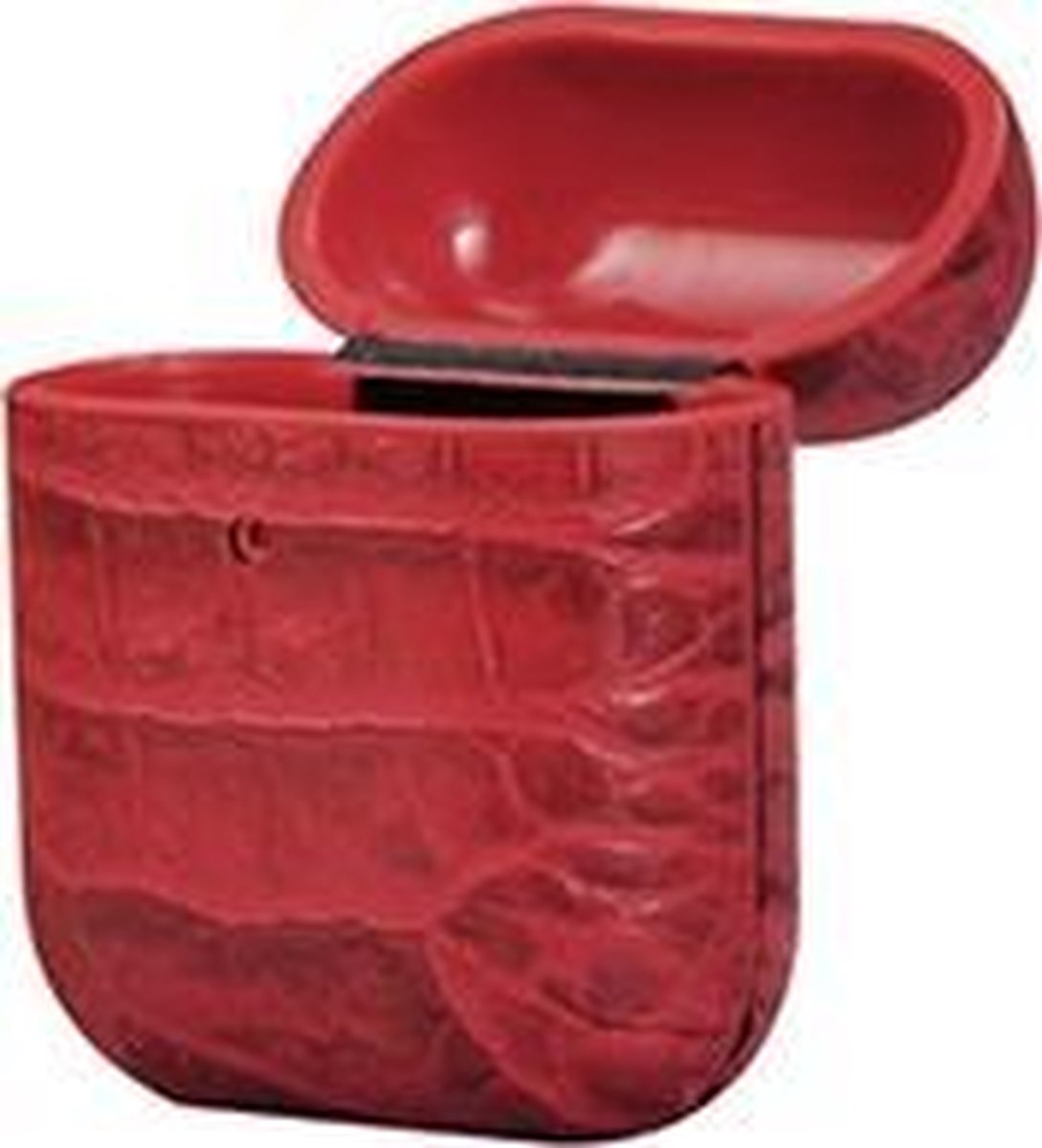 TERRATEC AirBox beschermhoesje voor AirPods Crocodle Pattern Rood