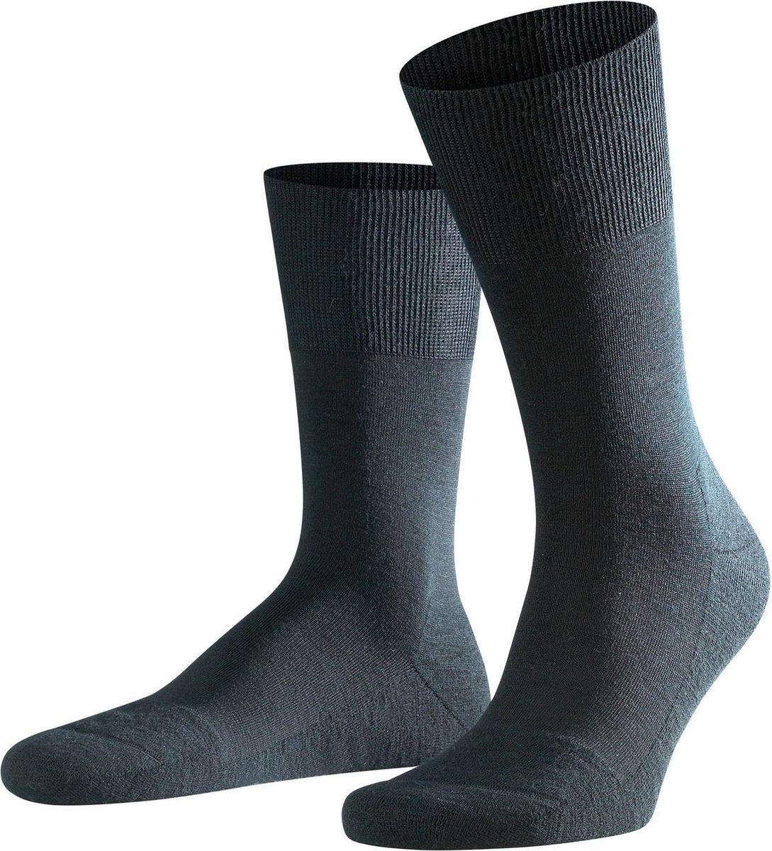 FALKE Airport Plus Herensokken - Zwart - Maat 39-40
