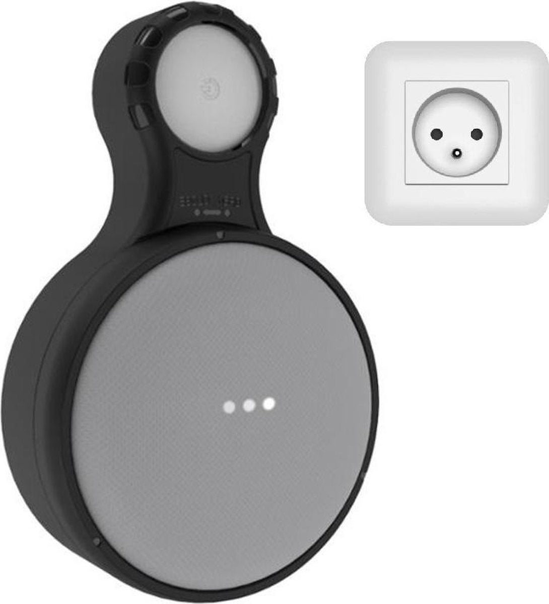 Luxe Google Home Mini Case - Zwart