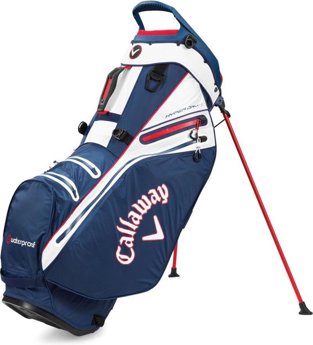 Callaway Hyper Dry 14 Waterproof Standbag - Blauw Rood