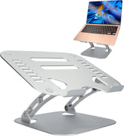 Klobe Ergonomische Laptopstandaard - Laptop Stand - Laptoptafel - 10 tot 17 inch - 24x26x14cm - Verstelbaar - Aluminium
