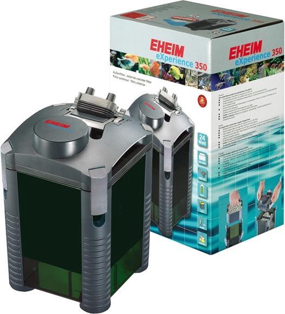 EHEIM buitenfilter eXperience 350 met filtermassa